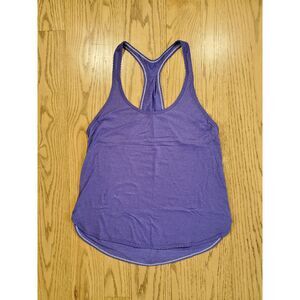 lululemon Womens 4 105F Singlet Scalloped Edges Purple Athleisure Vintage VGUC